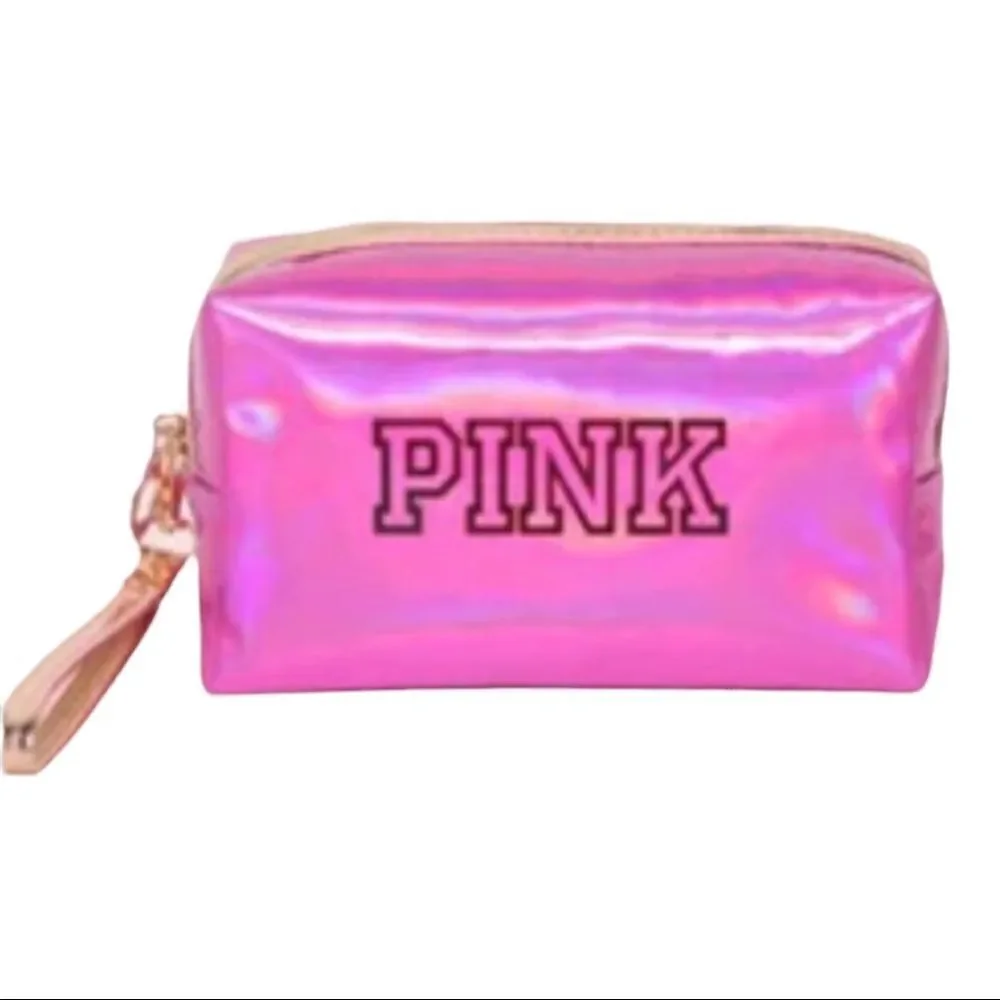Pink Makeup Cosmetic Bag by PINK Victoria’s Secret NWT